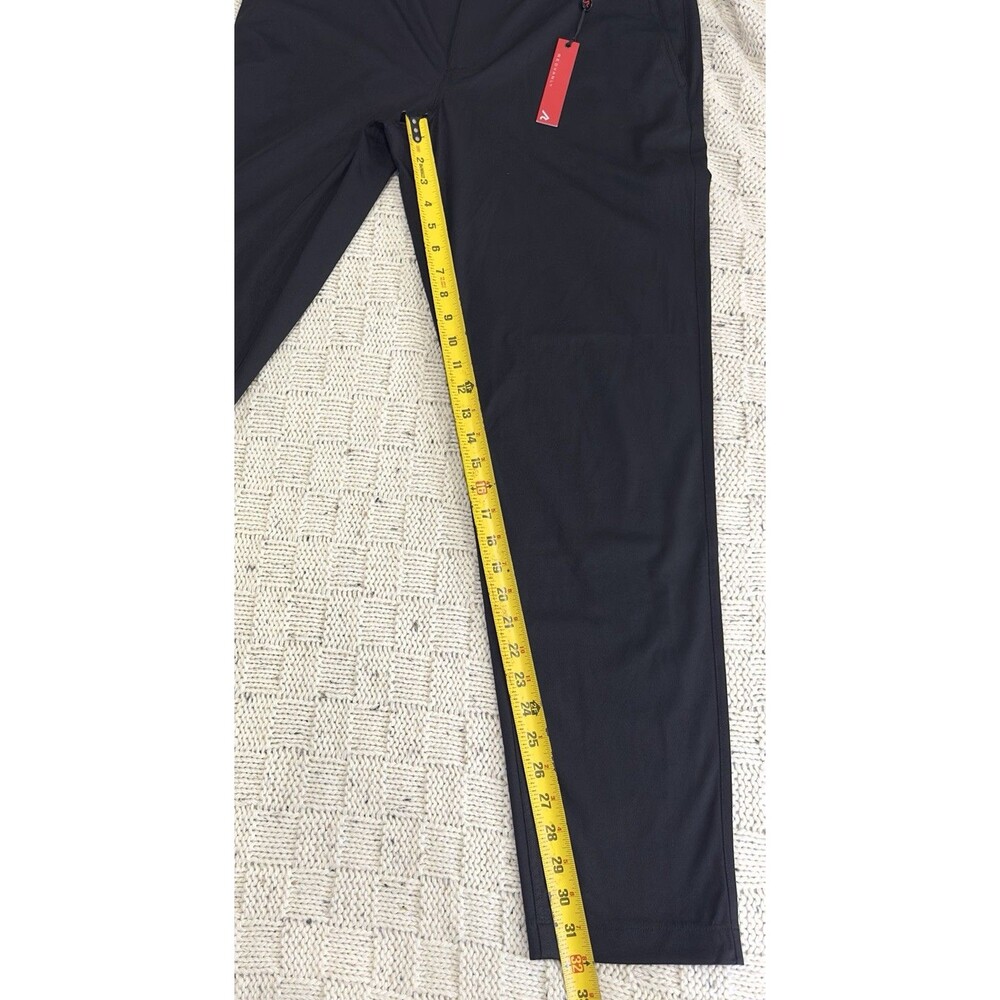 Redvanly Bradley Pull-On Trouser Men L Tuxedo Black Golf 4-Way Stretch NWT $160 - Picture 10 of 12